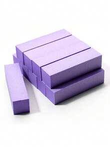 5块装指甲抛光块，中/细粒度100/180目抛光块，适用于亚克力指甲、凝胶指甲油，3合1专业修脚美甲抛光套装