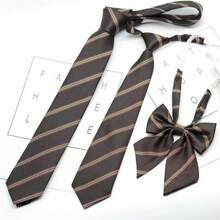 1PC Japanese Girl Striped Hand Tie JK Tie Back To School Uniform Tie