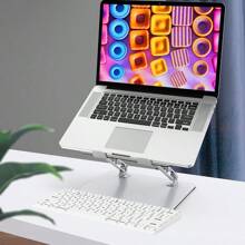 Laptop Stand For Desk,  Adjustable Laptop Riser,  Metal Foldable Computer Stand Holder Portable Notebook Mount,  Ventilated Cooling Notebook Stand Compatible With 10-15. 6" Laptops