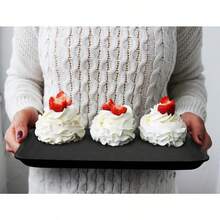 Products Black Foam Meat Trays 9x11Inch Black Tray For Crafts Food Painting 25Pack - Black - View 5