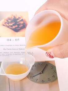 1pc 100/300/750ML Silicone Measuring Cup, DIY Jewelry Making Tool, Epoxy Resin Mixing Cup, Wax Crafts