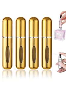 4pcs Perfume Atomizer, Portable Fine Mist Spray Bottle, 5ml Refillable Travel Perfume Sprayer With Simple Pump Design, Suitable For Perfume, Essential Oils, Cologne, Liquids - Multicolor - View 27