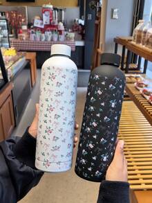 1 件 500ml/750ml 保温不锈钢水瓶，大容量，多色，高品质户外运动水壶，适用于家庭、运动、健身、旅行、学校、派对、节日礼物、办公室返校 - 彩色 - 查看 13