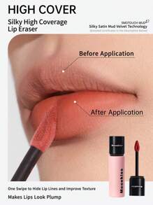 Mooekiss 丝绒哑光唇泥，美白唇膏，防晕染