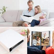 New-88 8x10 Photo Album 152 Pockets Holds 152 Photos, Large Capacity Lear Cover Family W Baby Photo Book For 8 X 10 Pictur, Photo Album 8x10  Black Inner  () - 尺寸如圖所示 + 顏色如圖所示 - 查看 7