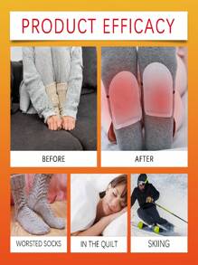 JAYSUING 2/10/20pcs Self-Heating Foot Warmers, Compact & Portable Foot Pads For Rapid Heating, Foot Warmer, Winter Foot Bottom Self-Heating Patch, Warm & Portable One-Time Heating & Cold Protection Pad, Heater, Heating Mat, Foot Warmer, Heat Protection