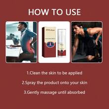 3 PCS South Moon Lumbar Spine Cold Gel Spray - 1.18oz, Glycerin-Infused Body Massage Mist For Neck, Shoulder, Leg Care, Suitable For All Skin Types,, Fragrance-Free, Neck Care Essentials | Sleek Bottle Design | Fragrancefree Gel - Red - View 5