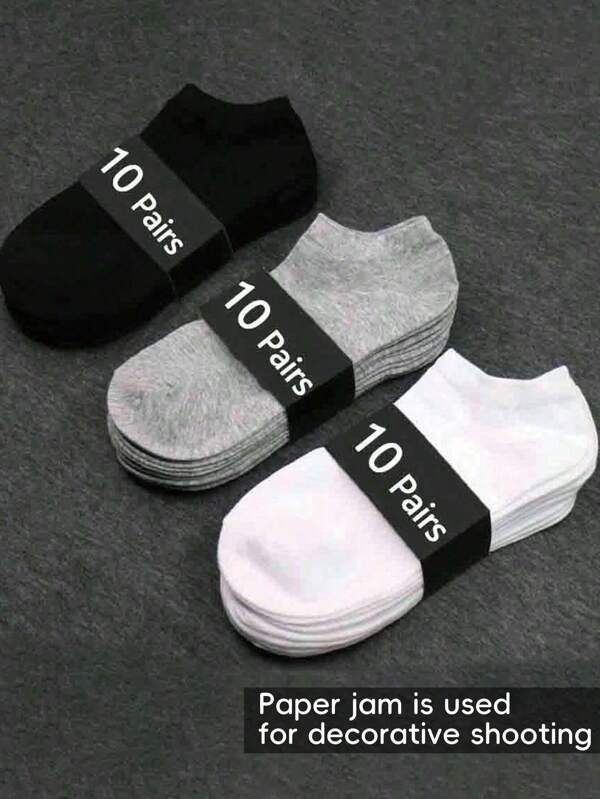 1/5/10/15/20 pares de calcetines esenciales para hombre de tobillo, calcetines de tobillo suaves y ligeros a juego para todo, calcetines para mujeres y hombres