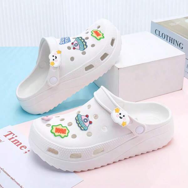 18 Peças Encantos de PVC Coloridos e Estilo Cartoon para Sapatos, Adequado para Artesanato DIY - Variedade de Padrões Interessantes, Decorações Removíveis e Duráveis / Acessórios para Sapatos