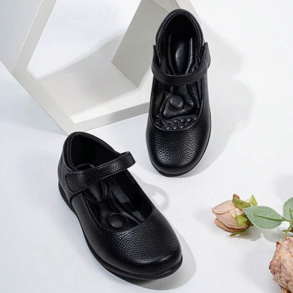 Children's 3D Wave Pattern Comfortable Breathable Non-Slip Fashionable Flat Shoes For School Or Performance