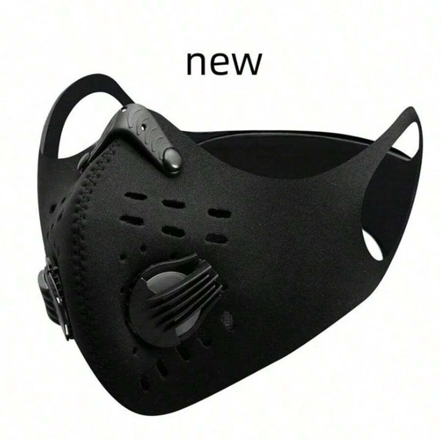 1 Piece Of Sports Outdoor Cycling Face Mask, Activated Carbon Face Mask, PM2.5 Anti Haze Filter, Dust-Proof Hanging Ear (Multi-Color Optional)
