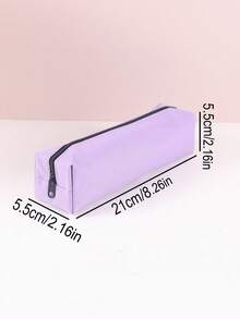 1pc Large Capacity Oxford Pencil Case, Waterproof Octagonal Pencil Case, Suitable For Office Essentials Storage And Unique Gifts For Friends,Pencil Pouch,School Bag - Multicolor - View 2