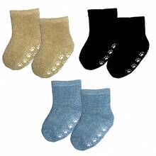 Calceta Infantil Antiderrapante Para Niños gruesas algodón confort Halloween comodidad disfraz otoño escuela fiesta protección - Multicolor - Ver 1