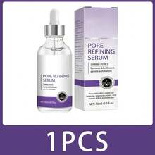 Suero para reducir los poros, eliminar los poros grandes, apretar y reparar los poros faciales, esencia minimizadora de poros para el cuidado de la piel y la belleza, que deja la piel firme - 1 pieza - Ver 1