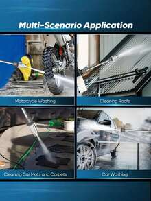 Neues dreifach erweiterbarer Gartenschlauch-Set mit langem Stiel-Schaumsprühgerät, 7,6m-30,5m erweiterbarer Gartenschlauch-Set