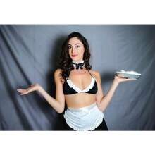 Local Shipping 2025 NEW  Maid Outfit Anime Cosplay Costume French Apron Fancy Lingerie Sets For Women - 樣式-1 - 查看 4