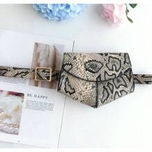 Minimalist Belt Waistpack Women's Fashion Ins Fashion Mobile Phone Bag Mini Small Bag Belt Black Street Fashion