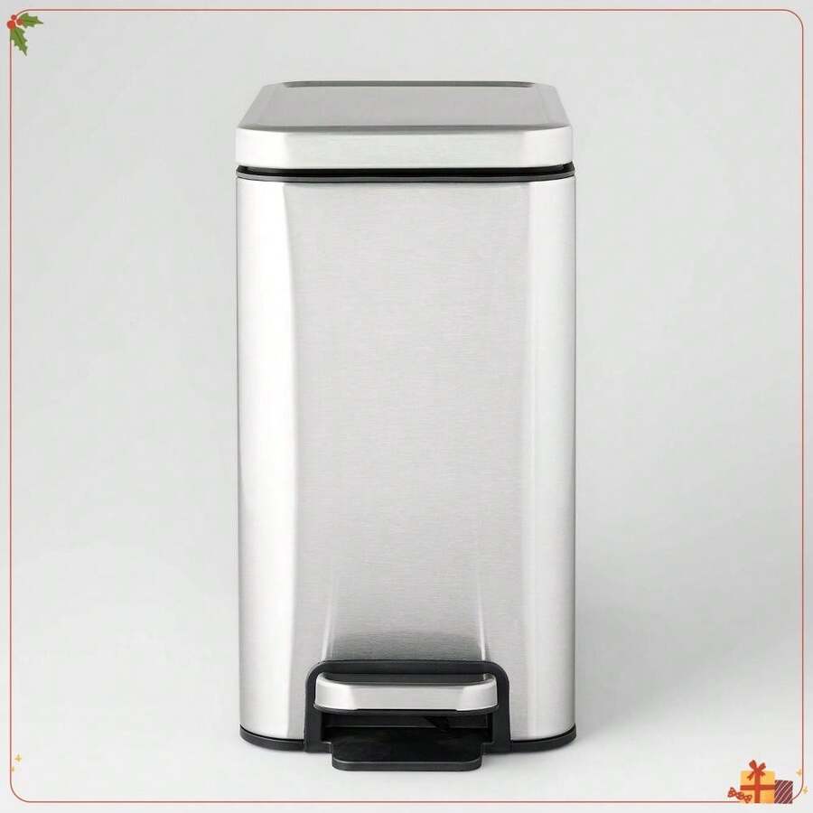 10L Stainless Slim Step Trash Can - ™ - 彩色 - 查看 1
