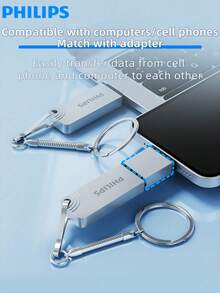 PHILIPS 飞利浦 128GB USB 3.2 OTG 闪存盘，适用于 iPhone、iPad 和电脑 - 外部移动存储，用于存储照片、视频等，让您的生活更轻松 - 11UA 3.2 32G - 查看 7