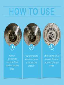 150g Heavy Duty Drain Cleaner: Easy To Use, Quickly And Effectively Unclogs Kitchen, Bathroom And Drain Blockages, Great Gift For Family And Friends, Random Old Or New Version Sent - Powdery - View 5