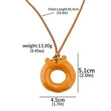 rongji jewelry Handgemachter Schlüsselanhänger, Autospiegel-Ornament in Brezelform, kreatives, personalisiertes Auto-Accessoire als Geschenk