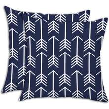 2件100%涤纶纤维枕套，抽象简约几何图案，波西米亚风格，适合装饰沙发、客厅、房间、户外露台和庭院。单面印花，不含枕芯（16英寸*16英寸、18英寸*18英寸、20英寸*20英寸）