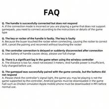 D3 游戏手柄伸缩蓝牙游戏控制器适用于 PC、iOS、Android、Switch、 可伸缩无线 3D 操纵杆，带宏 - 橄欖綠 - 查看 4