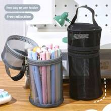 Standable Pencil Case, Large Capacity, Multi-Functional. For Students, Simple & Nice-Looking, Handy For Exams.