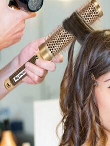 4 款尺寸专业沙龙圆梳美发梳卷发器铝管卷发棒，返校季、旅行度假必备，女士美发配件，梳子，背梳，造型梳，卷发梳，边缘梳，梳子，梳发，梳子套装，梳发，卷发梳，解结梳，女士梳子，头发，旅行，美发产品，美发工具，美发用品，理发师，理发师配件，理发店，美发设备