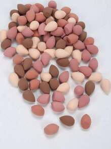 1/5/10/15/30 piezas Esponja de maquillaje mini, de uso dual seco/húmedo, de estilos aleatorios, adecuada para aplicación de maquillaje y camuflaje, portátil, excelente para regalos de Navidad y Año Nuevo, maquillaje, barato, decoración de habitación, tocador, viaje, dormitorio, accesorios de maquillaje, borla, difuminador de maquillaje, borla de polvo, esponja de maquillaje