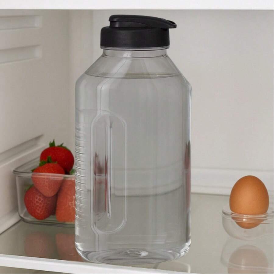 Water Juice Refrigerator Bottle 1.5LT Hygienic Lid Emerald - hun khói - Xem 1
