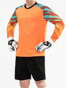 Soccer Goalkeeper Shorts With Sponge Protective Elastic Waist, Breathable For Matches And Training - Black - View 2