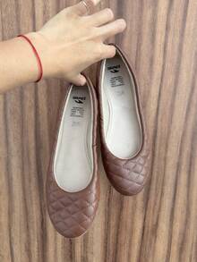 Bailarinas para dama, ballerinas casuales, flats para dama - Beis - Ver 5