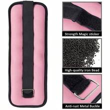 1对男女通用可调节脚踝负重带（0.5公斤/只），户外跑步瑜伽健身房力量训练配件，可调节可穿戴式脚踝腕部负重带 - 彩色 - 查看 12