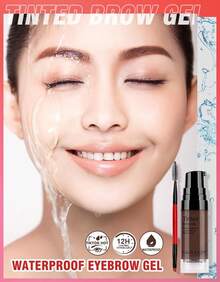 SACE LADY 3D Eyebrow Gel Long Lasting 24 Hours Waterproof Smudge-Proof Brow Cream Makeup Kit (02 DARK BROWN, 0.2Fl Oz) - 深棕色 - 查看 4