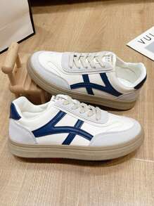 Unisex Casual Sneakers, Versatile & Comfortable White Shoes, Sports Trainers, Vulcanized Canvas Shoes