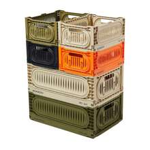 Multi-Functional Folding Storage Basket, Outdoor Camping, Folding Storage Basket, Car Wooden Cover, Finishing Box, Industrial Style Furniture Storage Basket