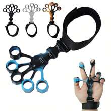 Finger Exerciser With Adjustable Resistance, Hand Grip Trainer For Arm & Palm Muscle Training And Rehabilitation, Suitable For Athletes And Daily Use To Improve Grip Strength, Gym, Deporte, Gimnasio, Ejercicio En Casa