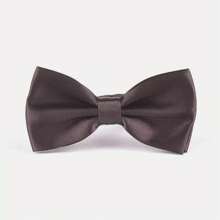 1pc Men's Business Casual Suit Set With Classic Bow Tie, Wrinkle Resistant, Polyester Fiber Blended Fabric, Suitable For Office Commute, Banquets, Business Events, Multiple Colors Available