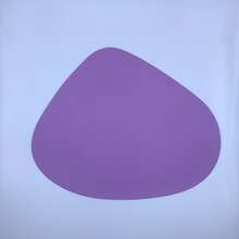 Set di 2/4/6/8 sottopiatti a forma di ciottolo piccolo KAPI per tavolo da pranzo, sottopiatti in finta pelle lavabili e resistenti al calore, facili da pulire, adatti per interni, spessore 1mm