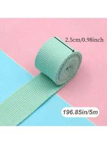 1 pieza 5M*32MM/5M*25MM Cinta de poliéster de colores, cinta portátil, cinta para mochilas, accesorios para confección de bolsas, tela DIY de decoración navideña, cinta de poliéster DIY, cinta de correa de mochila