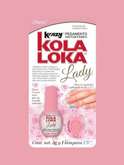 FASHIONITY Pegamento Para Uñas instantáneo Kola Loka Lady