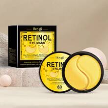 Hoygi Retinol, Collagen & Aloe Vera Eye Mask Patches: Hydrating & Nourishing Care With Firming Benefits To Help Reduce Fine Lines, Eye Bags, Puffiness And Dark Circles - Moisturizing Revitalizing Treatment For Under-Eye Area - 黃色 - 查看 4