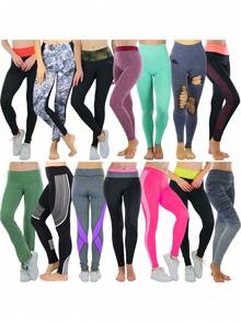 Mallas activas para mujer seleccionadas al azar - Soltero: Seleccionado al azar - Ver 4