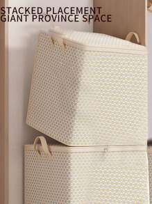 Oversized Reusable Fabric Storage Bins With Zipper Closures & Handles - Portable Space-Saving Organizers For Comforters, Clothes, Bedding, Crafts, Christmas Decor - Durable Rectangular Design, 3.2 Cu Ft Capacity, Under 27" Height, Gray, Craft Supply Organizer, Spacesaving Design, Neutral Color Bin