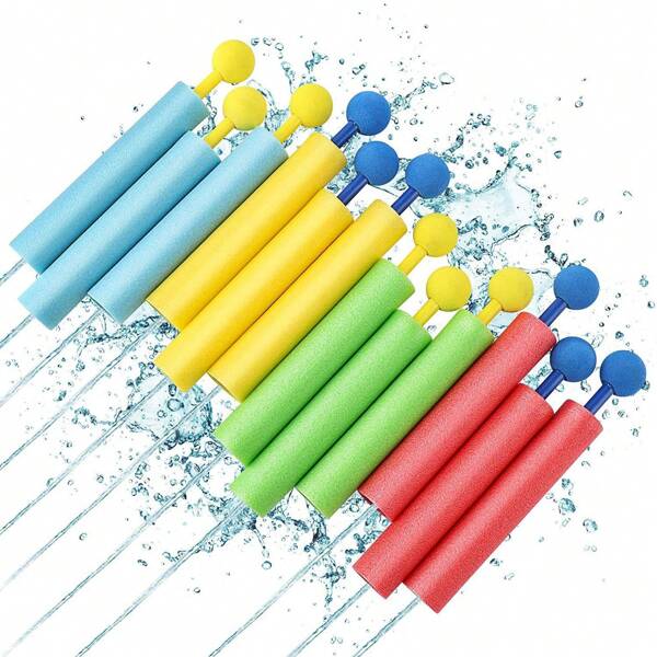 1pc/Random Color Interesting Firework Water Gun, Pull String Water Blaster Toy For Outdoor Fun, Rafting, Beach, Summer