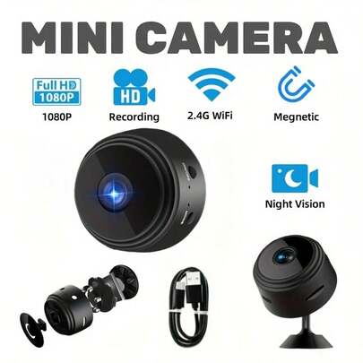 Wireless Surveillance Camera - Indoor/Outdoor Wireless Monitoring, Real-Time Motion Detection, Voice Assistant Compatibility, Real-Time Christmas Monitoring Function And Home Safety, 1080P Wireless Security Camera, Night Vision, Motion Detection