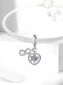 1 Stück modischer rund-um-die-Welt Flugzeug-Charm-Perle passend für Damen Armbänder, Armreife, DIY Schmuckherstellung und tägliche Outfit-Abstimmung, Schmuckdekoration für Mädchen