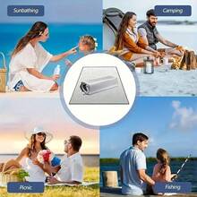 1 pièce Tapis de camping imperméable toutes saisons - Mousse EPE renforcée à triple couche et feuille d'aluminium durable, disponible en plusieurs tailles. Grand tapis de sol imperméable, tapis de pique-nique et de tente portable - Tapis de camping Matelas de couchage en mousse
