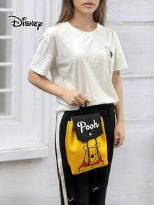 IP Cute Mini Backpack, With Adjustable Shoulder Strap, Suitable For Holiday Travel, Personal Items, Shopping - Orange - View 3